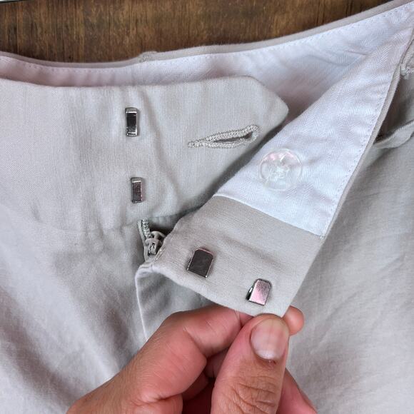 Banana Republic Womens Pants Tan Jackson Fit Chinos Straight Leg Stretch 12R - Picture 5 of 11